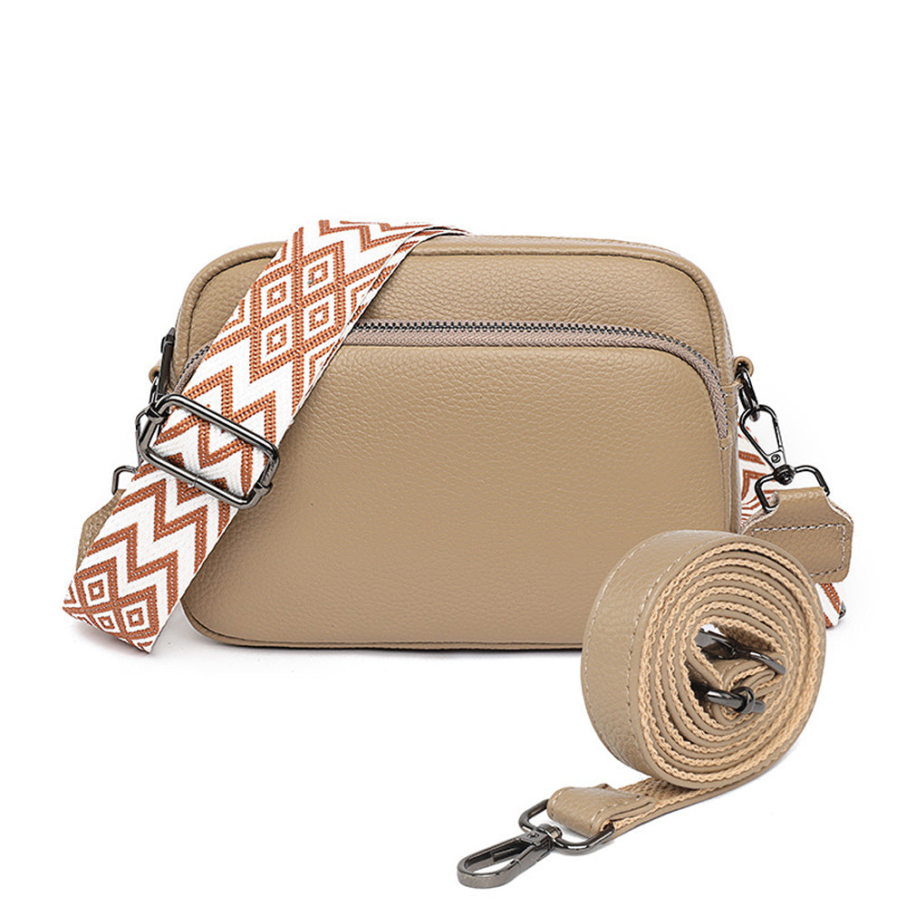 FabiLook™ Leather Crossbody Bag