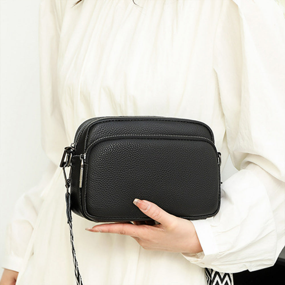 FabiLook™ Leather Crossbody Bag